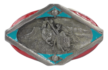 Buffalo Hunt Belt Buckle