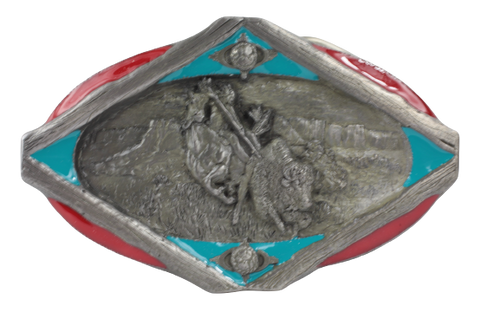 Buffalo Hunt Belt Buckle