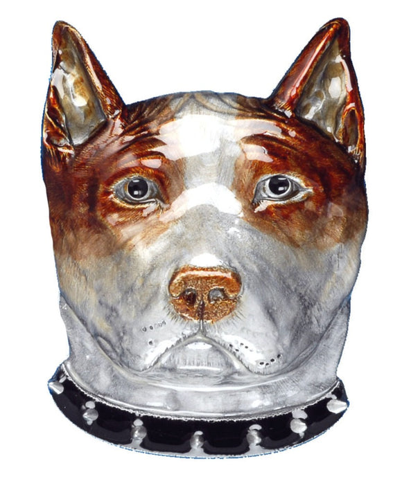 Bull Terrier Dog Head Belt Buckle
