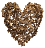 Butler & Wilson Heart with Stones Belt Buckle Back