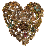 Butler & Wilson Heart with Stones Belt Buckle