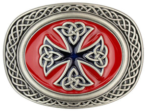 Celtic Red Belt Buckle