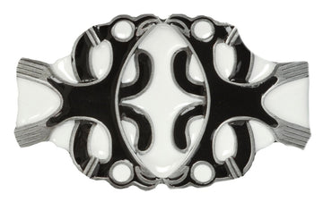 Celtic Two Birds Black Belt Buckle