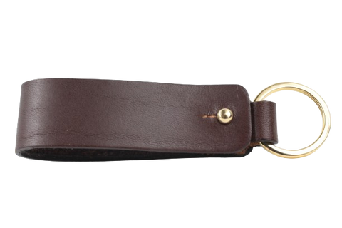 Chestnut Leather Keychain Holder