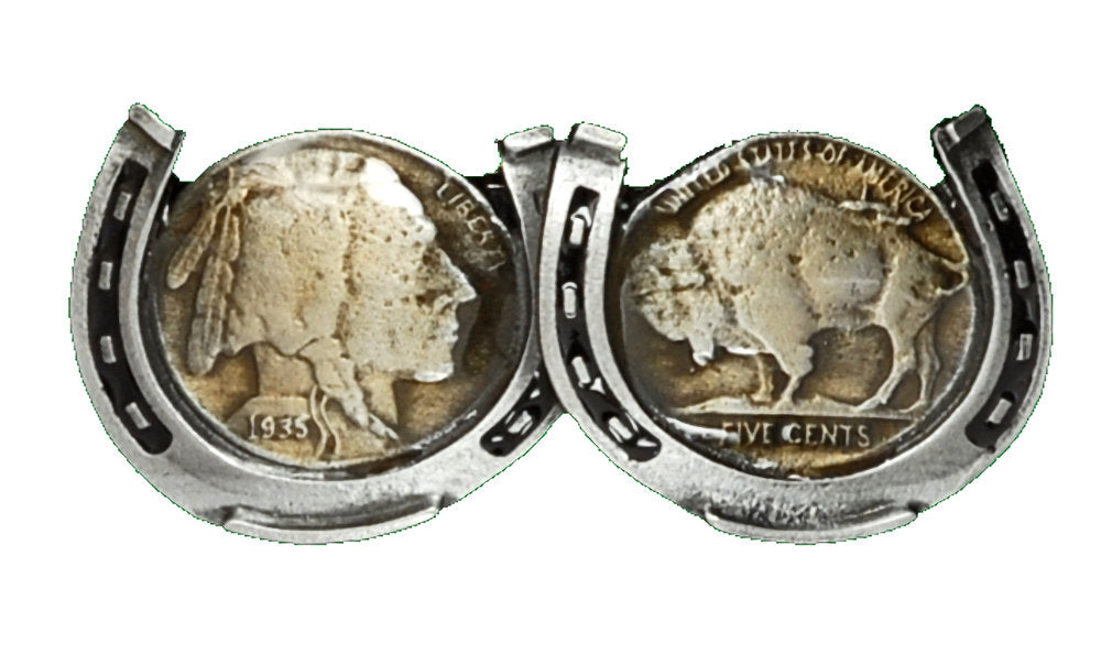Coin Horseshoe Bolo Tie