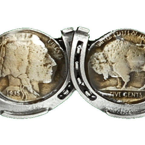 Coin Horseshoe Bolo Tie