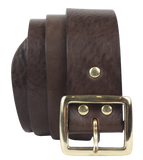Dark Brown 1.75 Inch Leather Belt