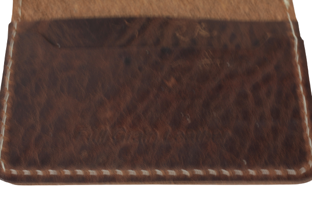 Dark Brown Full Grain 4 Card Holder
