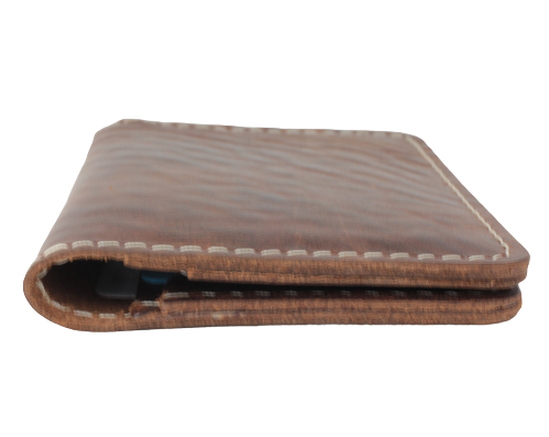 Dark Brown Slimline Luxury 4 Card Wallet