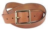 Dark Tan 32mm Designer Leather Belt