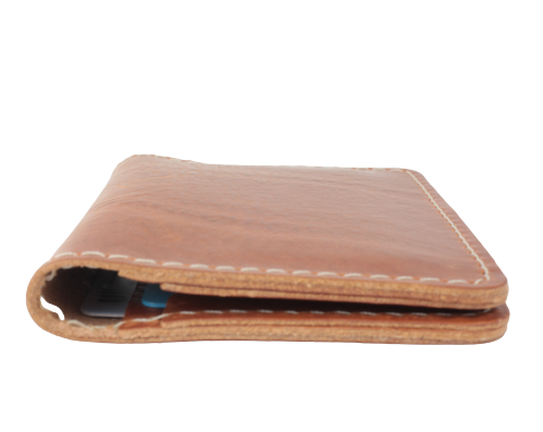 Dark Tan Slimline Luxury 4 Card Wallet