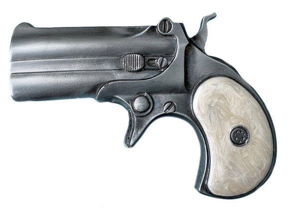 Derringer Pistol Gun Belt Buckle