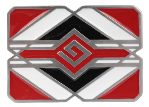 Diamond Pattern Design Belt Buckle