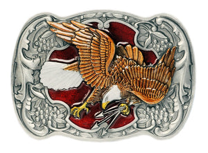 Eagle with Arrows Belt Buckle