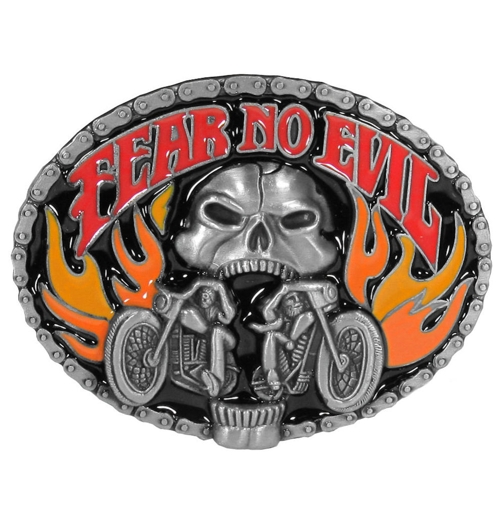 Fear No Evil Belt Buckle – Buckle My Belt