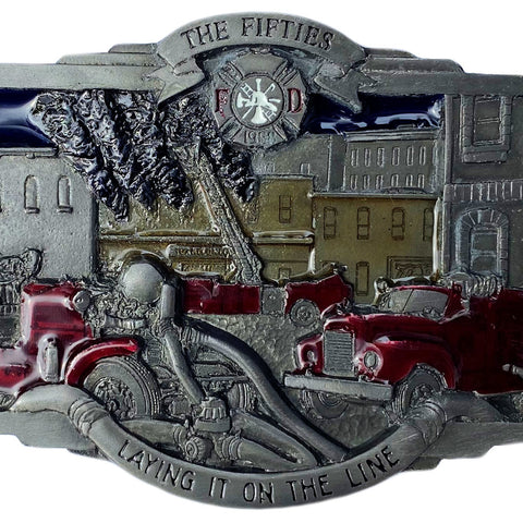 Firefighter the Fifties Service Belt Buckle