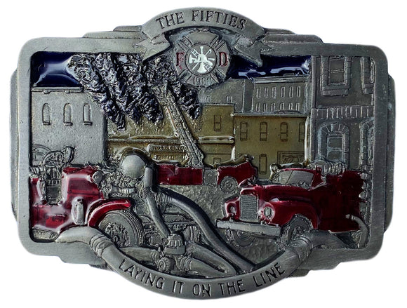 Firefighter the Fifties Service Belt Buckle