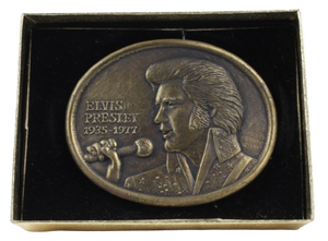 First Edition 1935 1977 Elvis Presley Belt Buckle