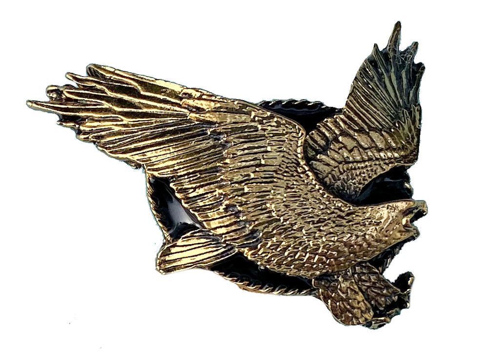 Flying Eagle Gold Plated Bolo Tie