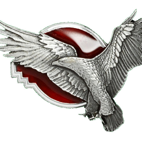 Flying Eagle Silver Bolo Tie