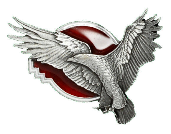 Flying Eagle Silver Bolo Tie