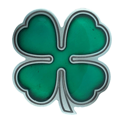 Four Leaf Clover Belt Buckle