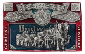 Genuine Budweiser Shires Belt Buckle