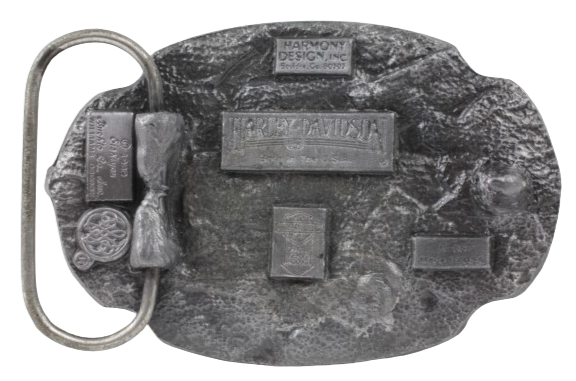 Harley Davidson An American Legend Belt Buckle Back