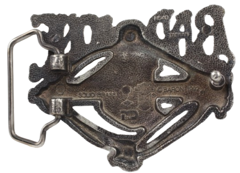 Harley Davidson Bad 2 D Bone Belt Buckle Back