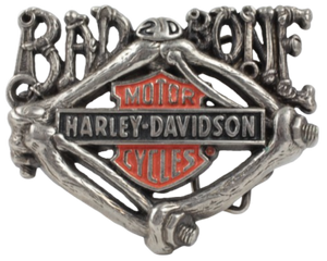 Harley Davidson Bad 2 D Bone Belt Buckle