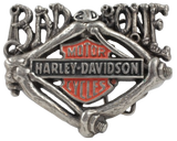 Harley Davidson Bad 2 D Bone Belt Buckle