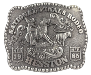 Hesston National Finals Rodeo NFR 1985 Belt Buckle