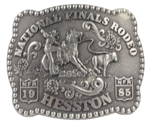 Hesston National Finals Rodeo NFR 1985 Belt Buckle