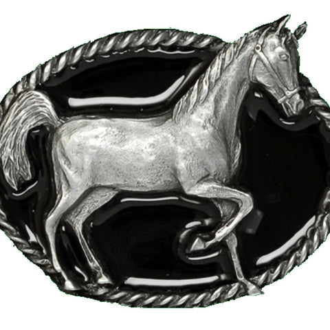 Horse Silver Bolo Tie