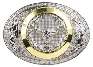 Huge Bull Head Belt Buckle