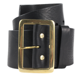 Santa Belt 3 Inch Wide (75mm) Luxury Deluxe Full Grain Leather Belts