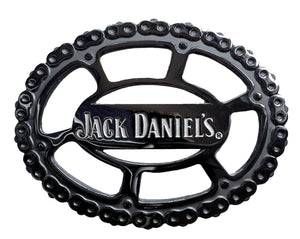 Jack Daniels Cut Out Chain Belt Buckle