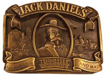 Jack Daniels Old Time Bronze Plated Belt Buckle