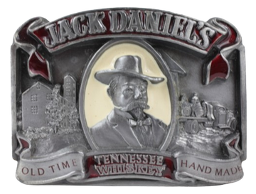 Jack Daniels Old Time Tennessee Whiskey Handmade Belt Buckle