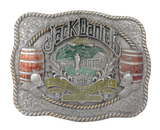 Jack Daniels Oldest Registered Distillery Barrels Belt Buckle