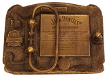 Jack Daniels Old Time Bronze Plated Belt Buckle Back