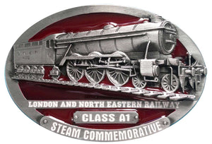 L N E R A1 Steam Train Belt Buckle