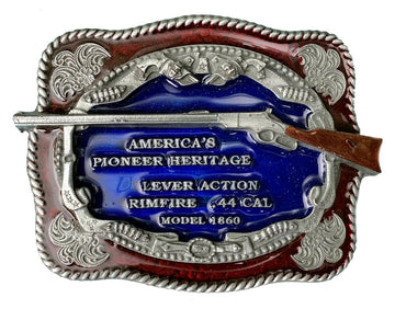 Lever Action 44 Gun Belt Buckle