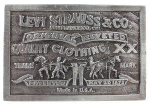 Levi Strauss & Co Jeans May 20th 1873 Belt Buckle