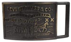 Levi Strauss & Co Made in the USA Belt Buckle