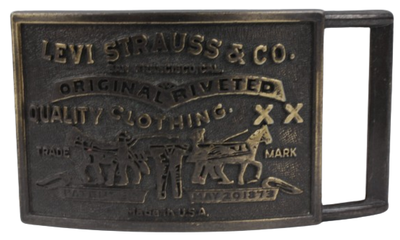 Levi Strauss & Co Made in the USA Belt Buckle