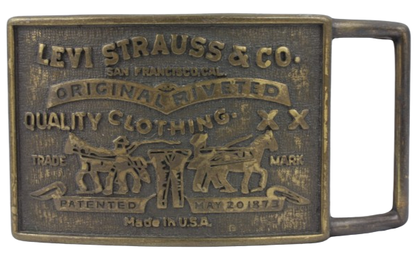 Levi Strauss & Co Original Riveted Belt Buckle