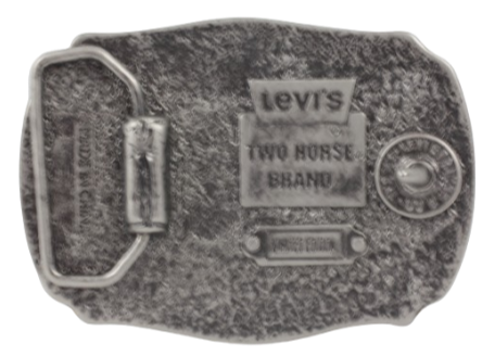 Levi Strauss & Co Original Riveted Since 1850 Belt Buckle Back