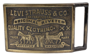 Levi Strauss & Co Quality Clothing Belt Buckle