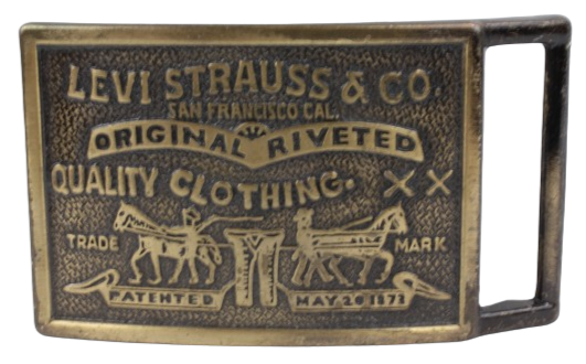 Levi Strauss & Co Quality Clothing Belt Buckle